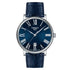 Tissot Carson Premium 40mm blue sunray dial with Roman numerals and date window