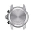 Black aluminium tachymeter bezel and tachymeter scale detail
