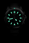 Victorinox I.N.O.X. Chrono Black Dial Rubber Strap Watch VIC241983