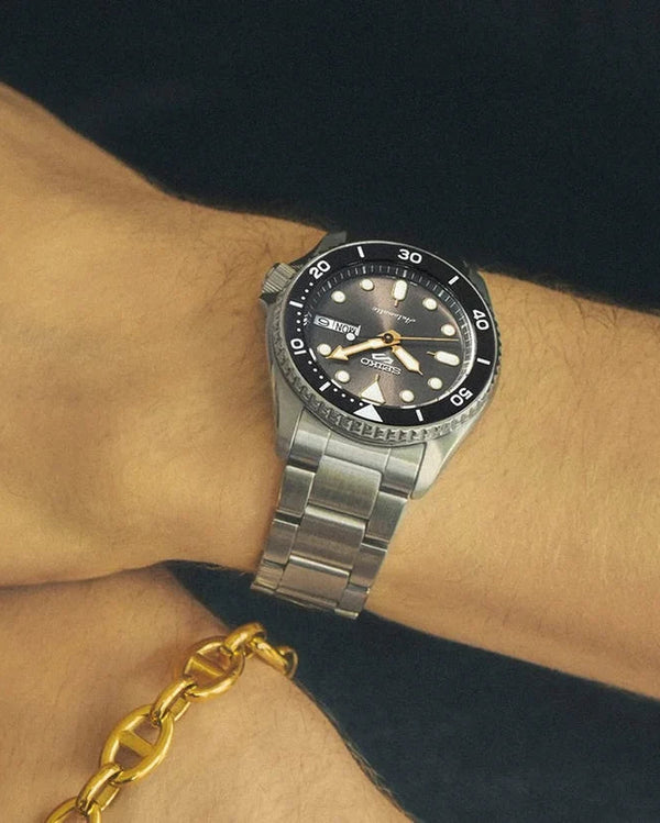 Seiko 5 Sports SRPL79K1 Automatic Diver Black Dial Stainless Steel Watch