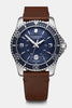 Victorinox Maverick Quartz Blue Dial Stainless Steel Watch 34mm (241609)