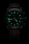 Victorinox Swiss Army chronograph leather strap black dial quartz men’s watch – VIC242046 - Cassim & Co South Africa
