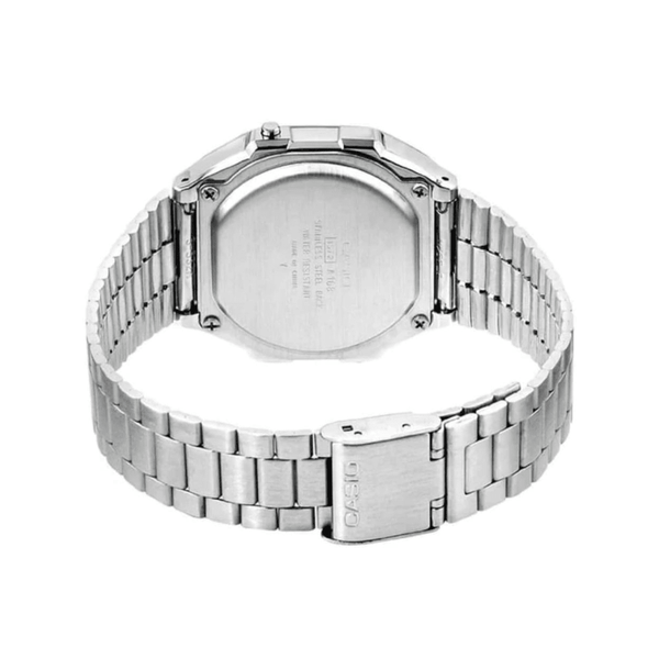 Casio A168WA-5AYDF Vintage Digital Quartz Brown Dial Stainless Steel Watch (Unisex)