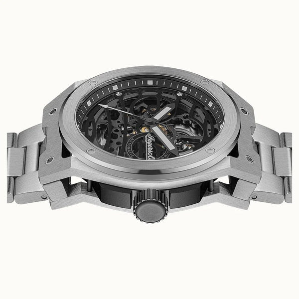 Ingersoll The Springfield Automatic Skeleton Dial Stainless Steel Watch 48mm (I15203)