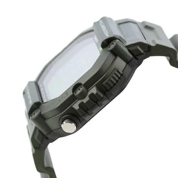 Casio AE-1600HX-3AVDF Illuminator Digital Quartz Green Resin Watch (Extra Long Strap)