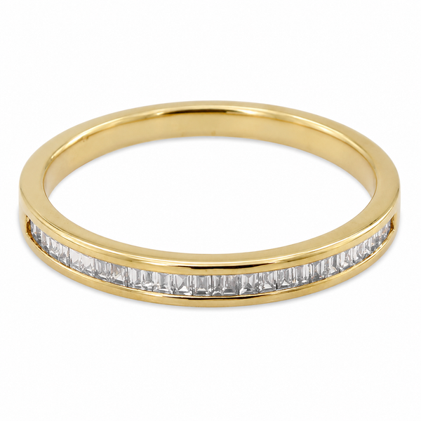 9ct Yellow Gold Diamond Band 1102254