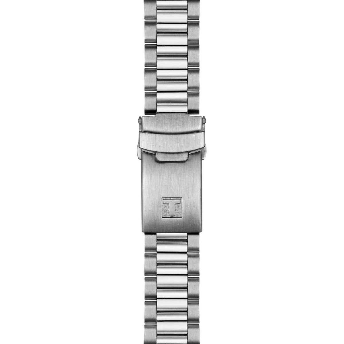 Tissot PR516 Chronograph 40mm Black Dial Steel Bracelet Watch (T1494171105100)