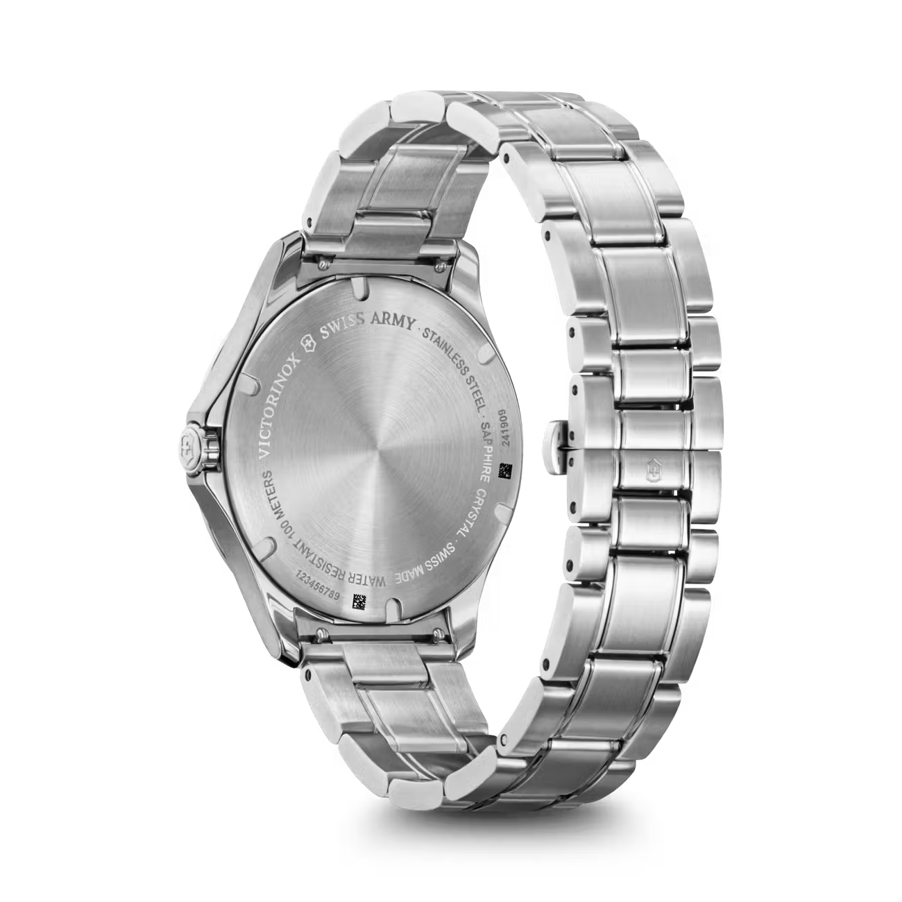 Victorinox Alliance 40mm Black Dial Stainless Steel Bracelet Watch 241909