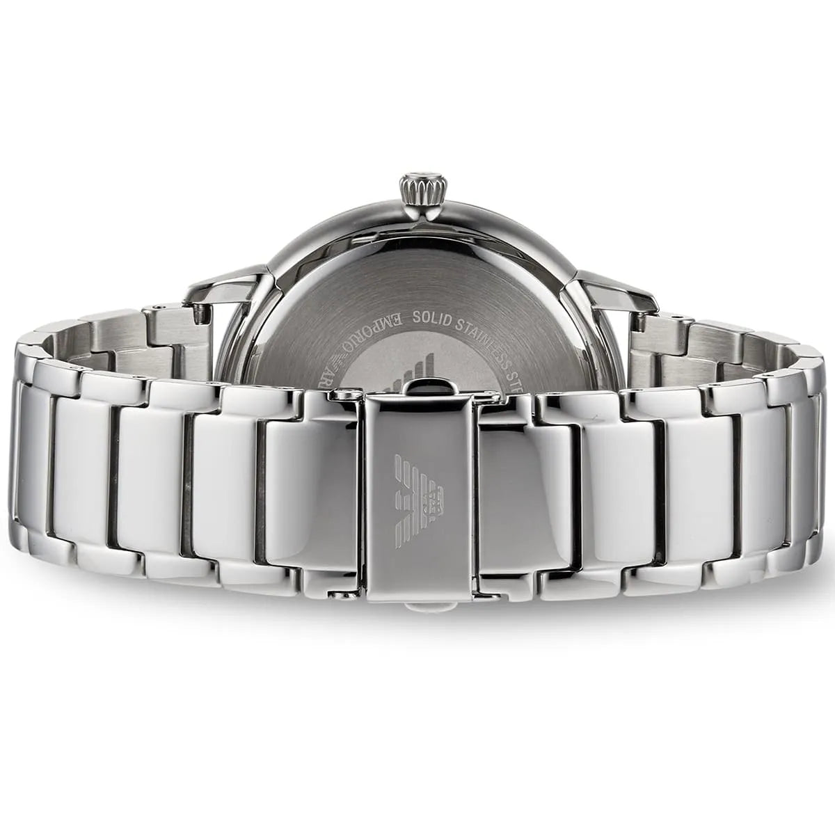 Emporio Armani Ruggero Quartz Blue Dial Stainless Steel Watch (AR11311)