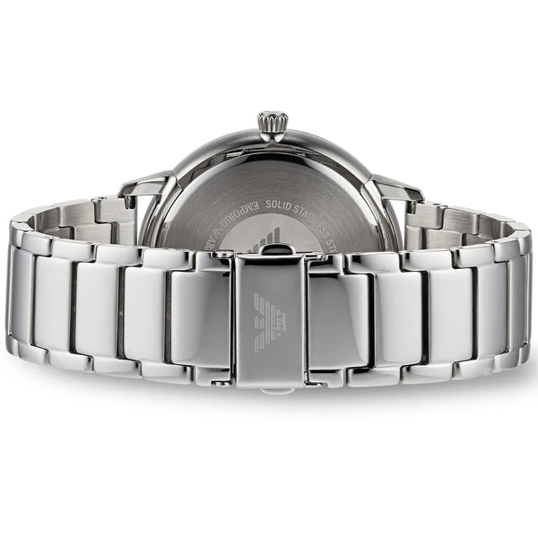 Emporio Armani Ruggero Quartz Blue Dial Stainless Steel Watch (AR11311)