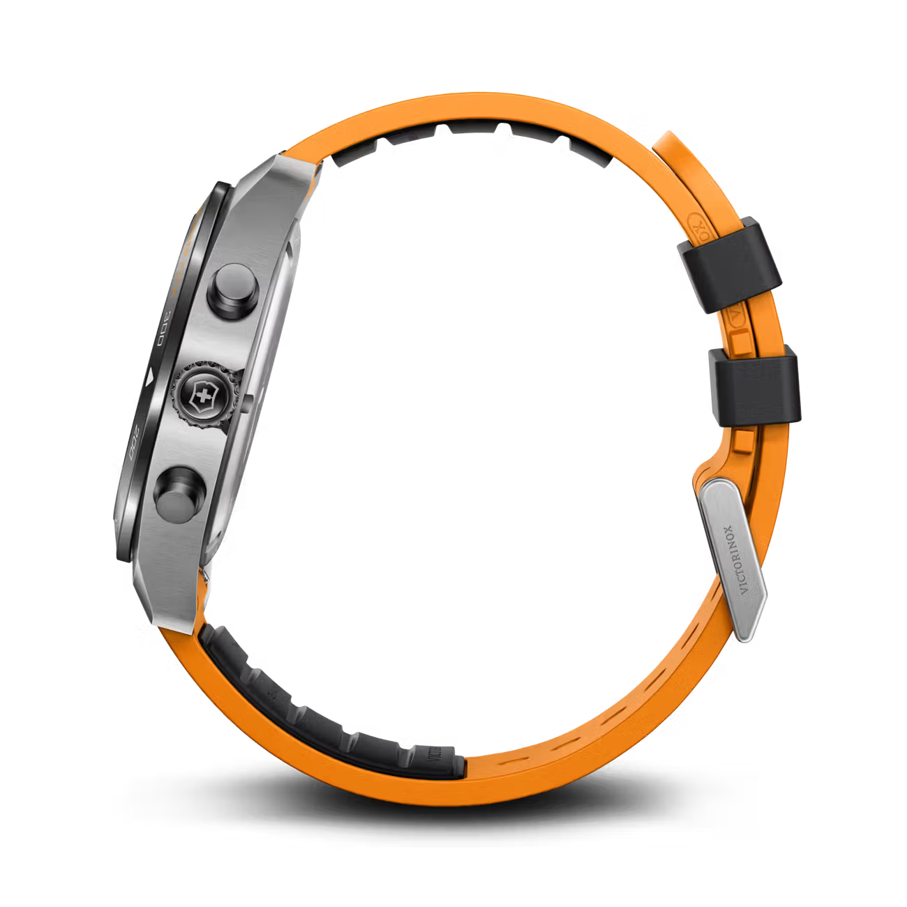 Victorinox Swiss Army Chrono Black Dial Rubber Watch VIC242050