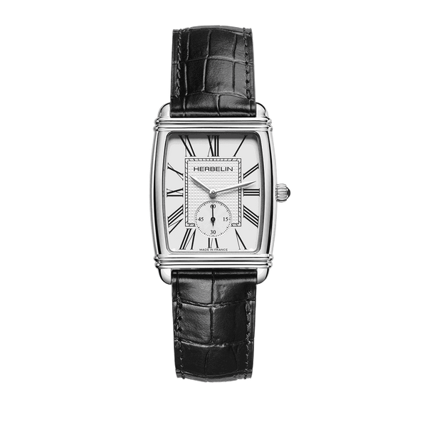 Michel Herbelin Art Deco 10638AP08 — 30 x 35.5 mm Tonneau Watch