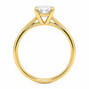 9ct Yellow Gold 2ct Oval Lab Grown Diamond Ring - Cassim & Co South Africa