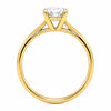 9ct Yellow Gold 2ct Oval Lab Grown Diamond Ring - Cassim & Co South Africa