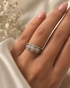 9ct White Gold Cluster Diamond Engagement Ring 1102087 - Cassim & Co South Africa