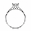 9ct White Gold 1ct Round Lab Grown Diamond Ring