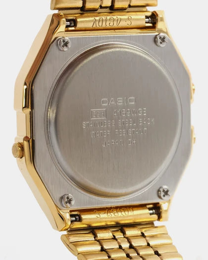 Casio A159WGEA-1DF Vintage Digital Quartz Gold-Tone Stainless Steel Watch