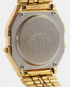 Casio A159WGEA-1DF Vintage Digital Quartz Gold-Tone Stainless Steel Watch