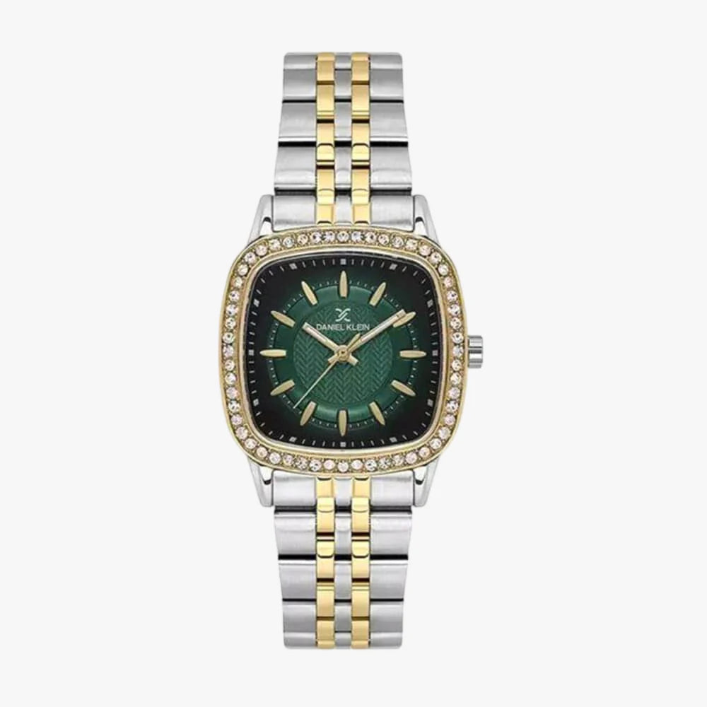 Daniel Klein Premium Green Dial Analogue Watch