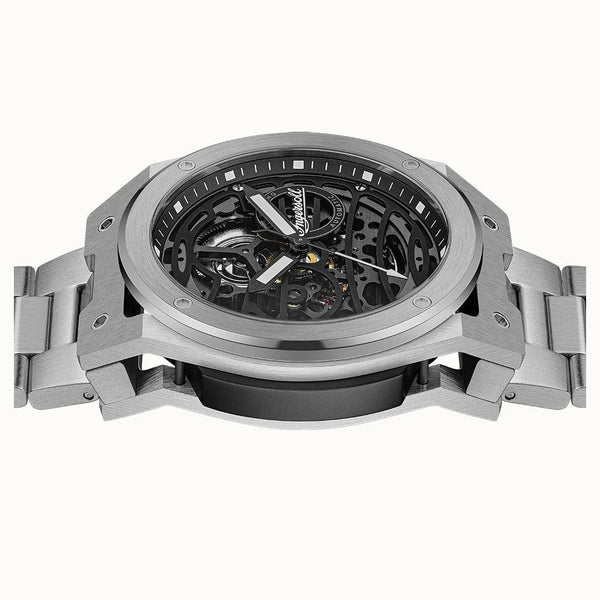 Ingersoll The Springfield Automatic Skeleton Dial Stainless Steel Watch 48mm (I15203)