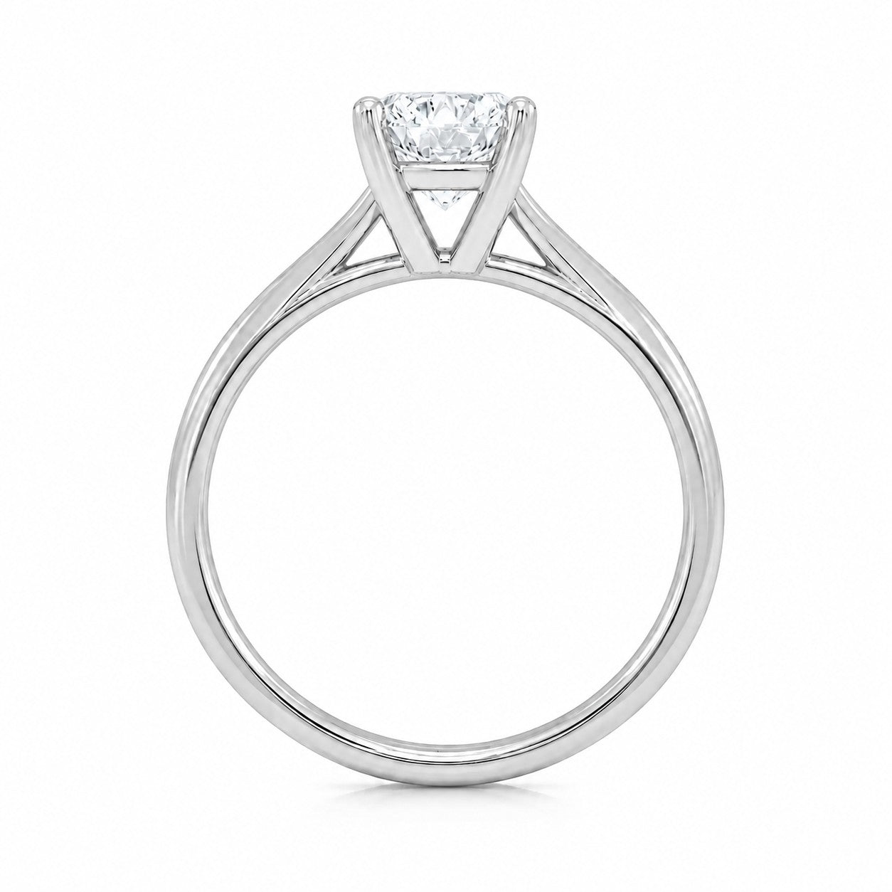 9ct White Gold 1ct Emerald Lab Grown Diamond Ring - Cassim & Co South Africa