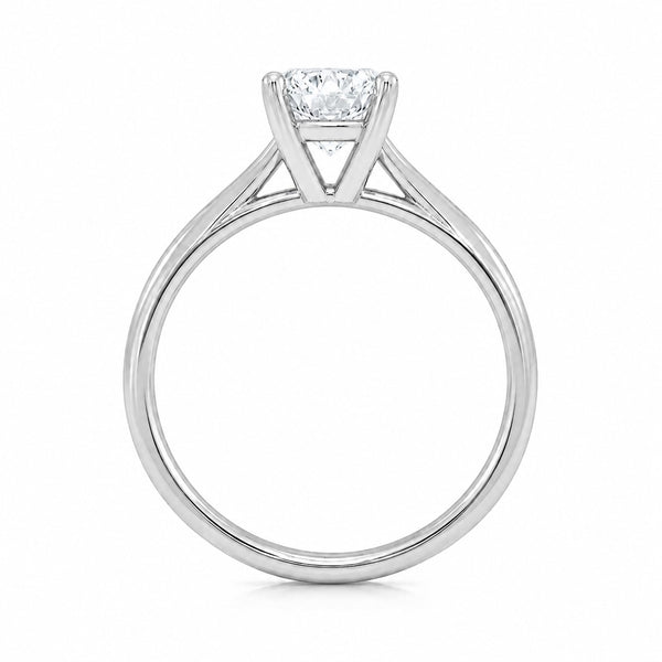 9ct White Gold 1ct Emerald Lab Grown Diamond Ring - Cassim & Co South Africa