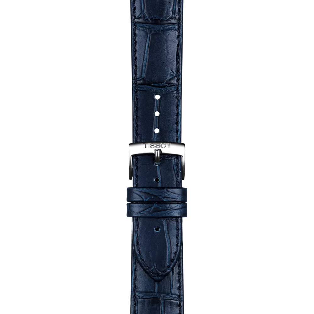 Tissot Carson Premium Quartz 40mm Blue Dial Leather T1224101604300