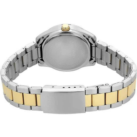 Casio LTP-1302SG-7A Classic Quartz Date Silver Dial Two-Tone Stainless Steel Watch