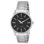 Casio Enticer MTP-1303D-1AVDF quartz watch with 40mm round stainless steel case, black dial with luminous hands and baton indices, and polished steel bracelet