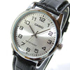 Casio MTP-V001L Quartz Silver Dial Black Leather Strap Watch (MTP-V001L-7BUDF)