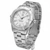 Cassims&Co. pre-owned TAG Heuer Aquaracer ladies watch with a white mother-of-pearl dial and stainless steel bracelet.