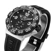 Cassims&Co. pre-owned TAG Heuer Formula 1 watch with black dial, stainless steel case, and black rubber strap.