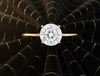 Cassims&Co. 9ct yellow gold solitaire engagement ring featuring a 1.5ct round brilliant lab grown diamond