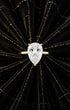 Cassims&Co. 2.00ct pear shape lab grown diamond solitaire engagement ring in 9ct yellow gold on black velvet