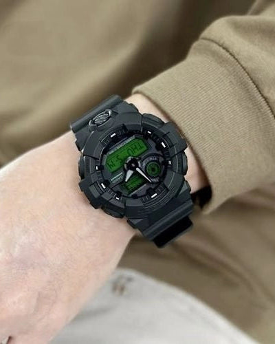 Casio G-Shock GA-700BEG-1A Quartz Ana-Digi Black Resin 200m Watch