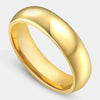 Tungsten Gold D-Shaped  Ring
