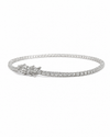 18ct White Gold 2.2ct Diamond Tennis Bracelet (PR168)