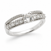18k White Gold Diamond Engagement Ring 1102136