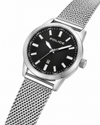 Police Quartz Black Dial Stainless Steel Mesh Bracelet Watch (PEWGH2239201)