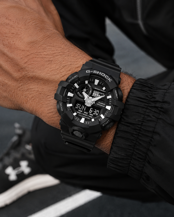 Casio G-Shock GA-700-1BDR Analog-Digital Black Resin Watch