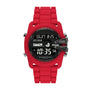 Diesel Master Chief Digital Quartz Red Silicone Watch (DZ2159)