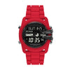 Diesel Master Chief Digital Quartz Red Silicone Watch (DZ2159)