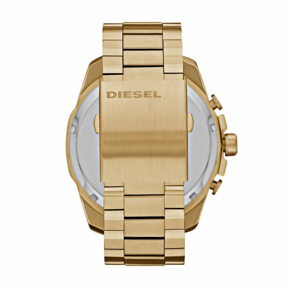 Diesel Mega Chief Chronograph Gold-Tone Stainless Steel Men's Watch 51mm (DZ4360)