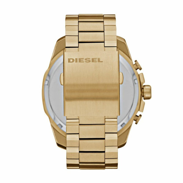 Diesel Mega Chief Chronograph Gold-Tone Stainless Steel Men's Watch 51mm (DZ4360)