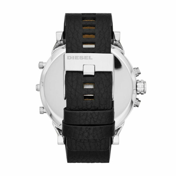 Diesel Mr. Daddy 2.0 Quartz Chronograph Multi-Time Zone Black Dial Leather Watch (DZ7313)