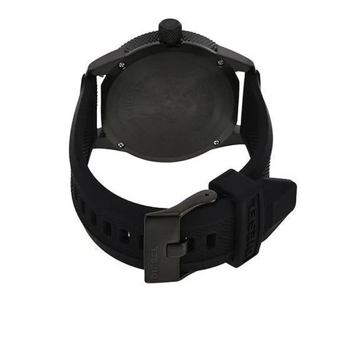 Diesel Rasp Quartz Black Dial Black IP Stainless Steel Watch (DZ1807)