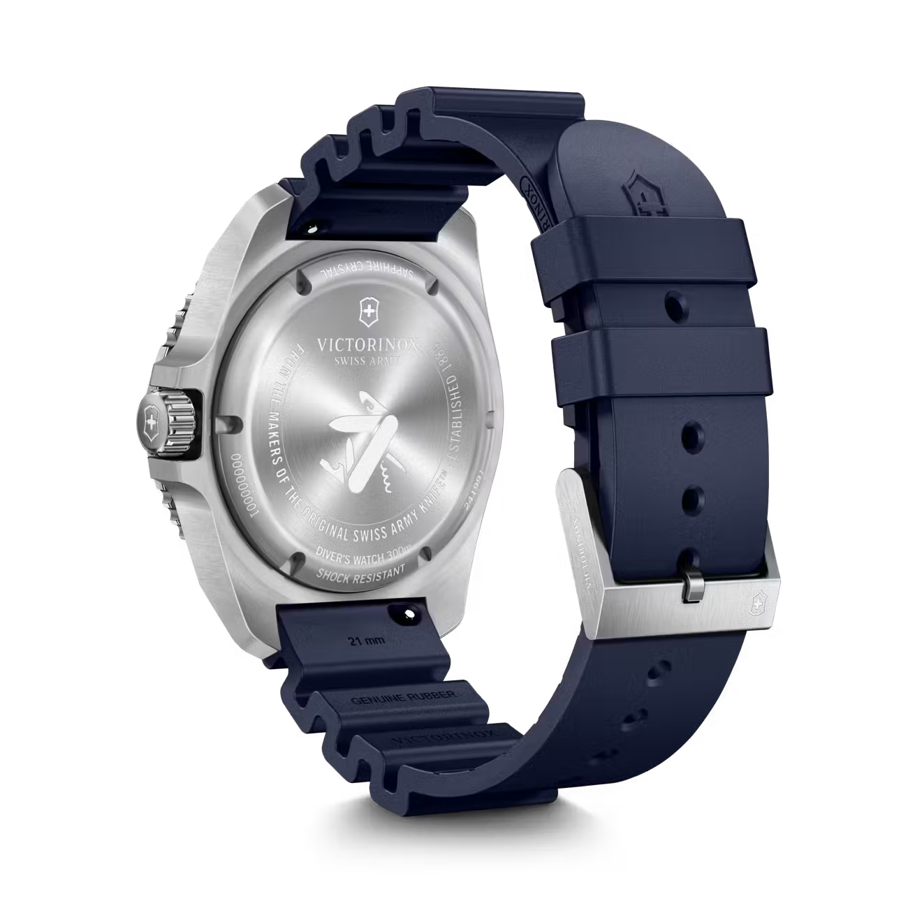 Victorinox Dive Pro Quartz 300m Blue Dial Watch 43mm VIC241991 - Cassim & Co South Africa