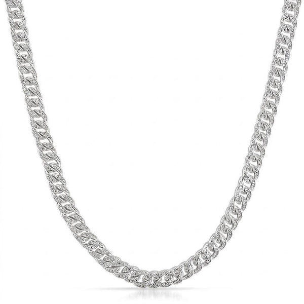Silver Moissanite Necklace - MN2