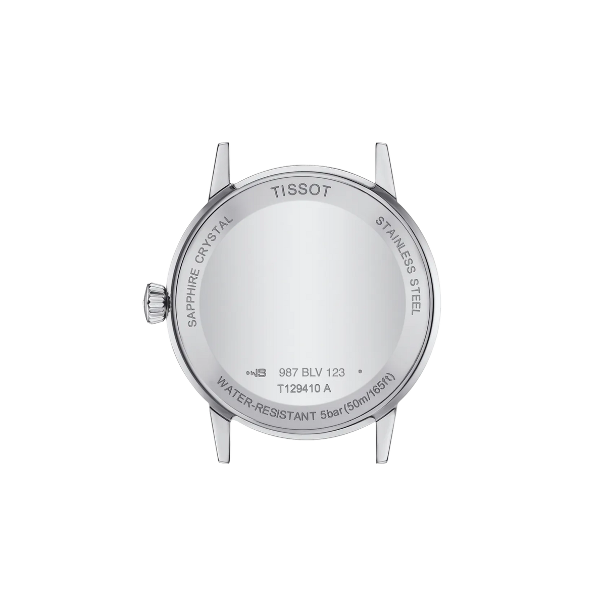 Tissot Classic Dream side profile showing 8.05mm slim case thickness