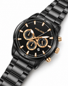 Police Multifunction Chronograph Quartz Black Dial IP Black Stainless Steel Watch (PEWGI2241503)